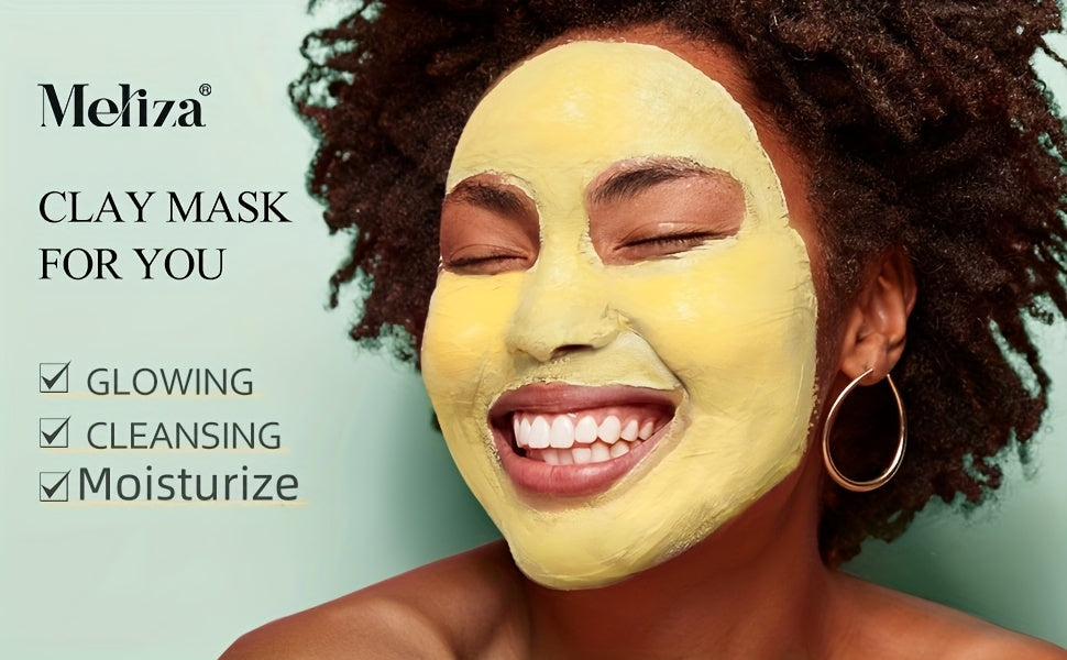 4-Grain Clay Facial Mask Set | Turmeric Vitamin C, Green Tea, Dead Sea Mud, Rose Clay Masks | Deep Cleaning, Moisturizing, Formaldehyde-Free | Ideal for Christmas, Halloween, New Year, Valentine'S Day, Birthdays, Anniversarie