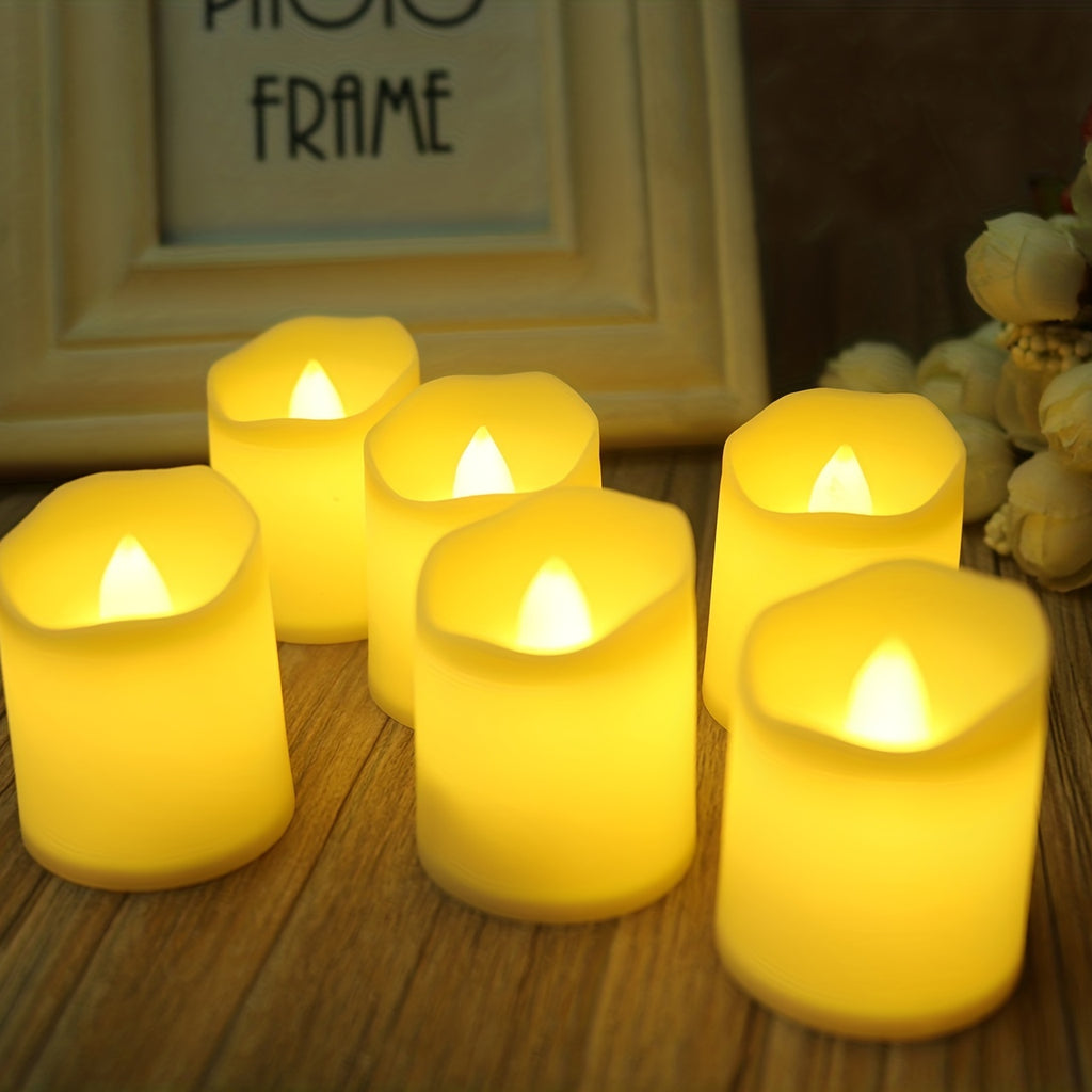 2/4/6pcs LED Lights Electronic Candles, 1.5-inch Night Light
