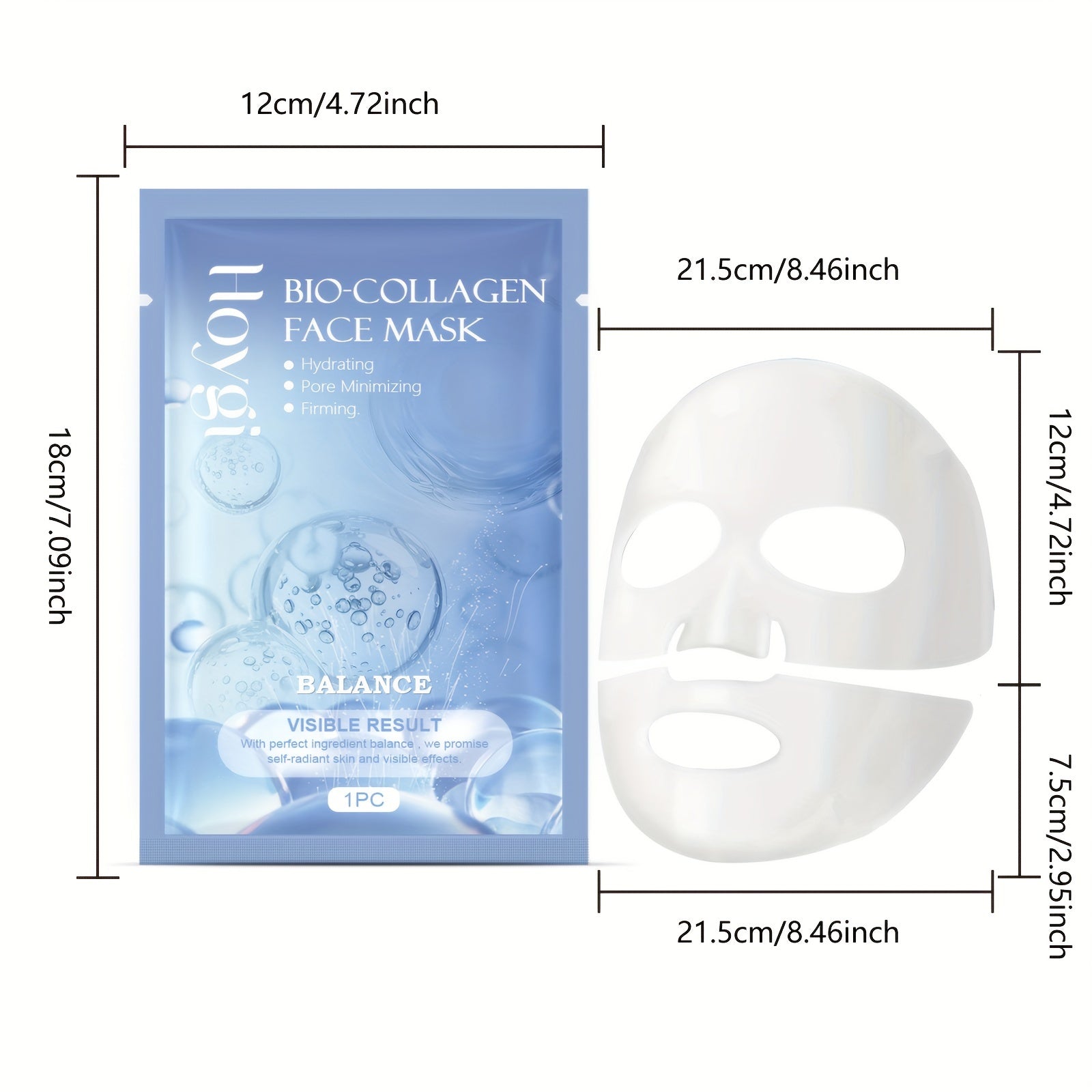 [Buy 1 Get 1 Free], 2pcs Collagen Facial Mask unisex