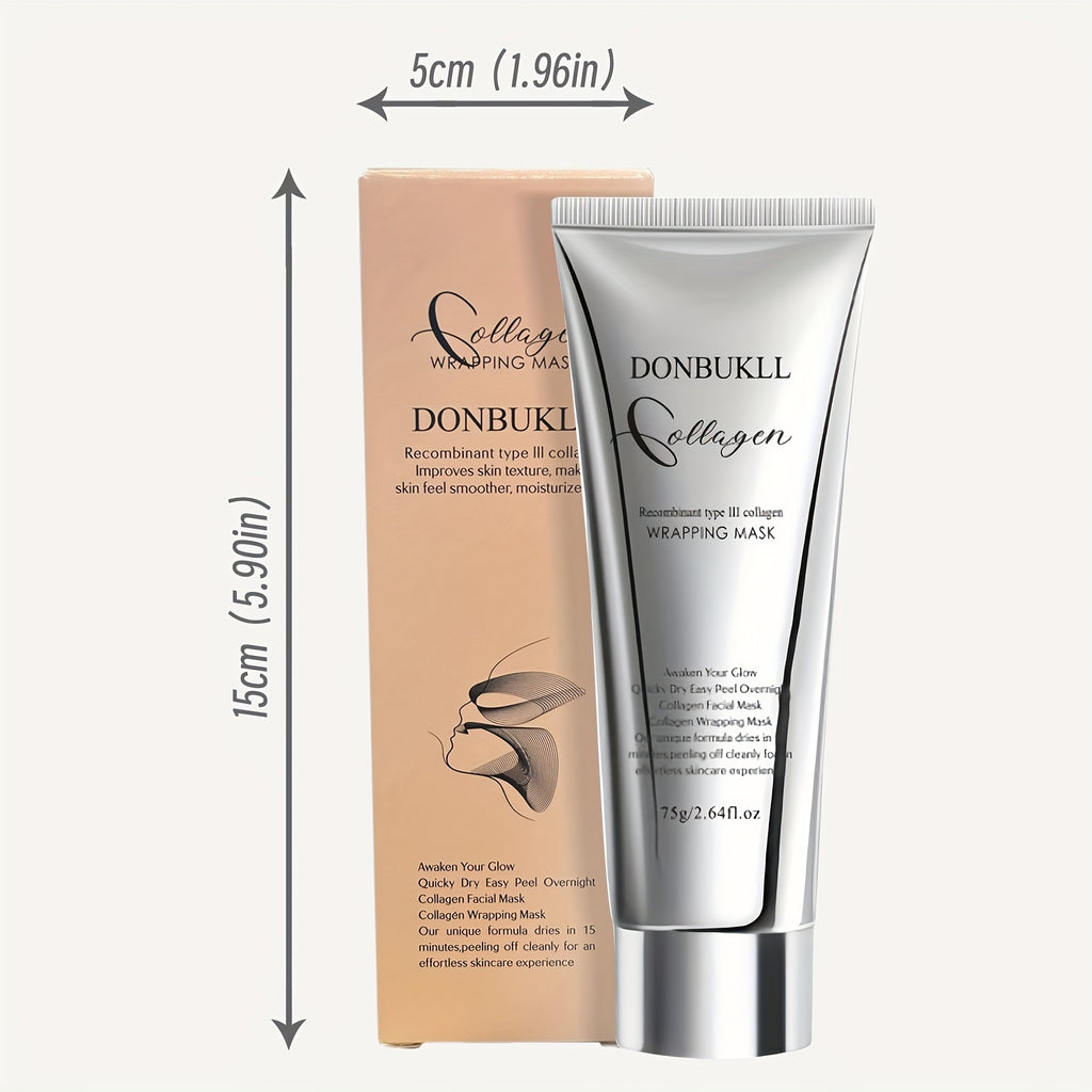 DONBUKLL Collagen Overnight Wrapping Peel Off Facial Mask Pack