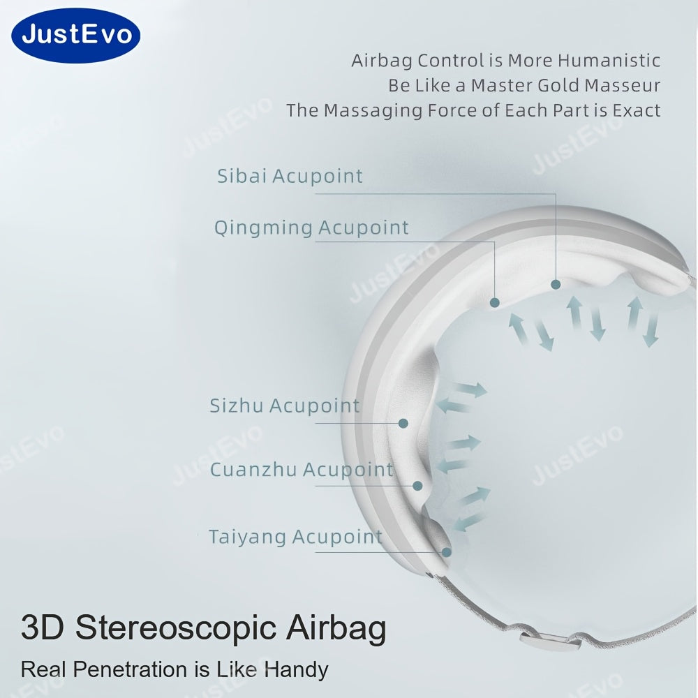 Eye Massager. Smart Eye Massager with Heat And Vibration, 4D Air Compression Eye Mask