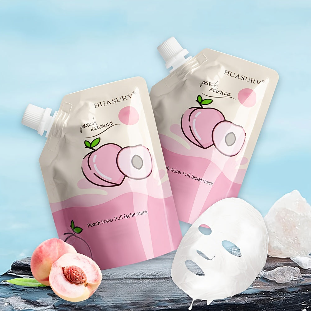 Peach Tearing Facial Mask by HUASURV