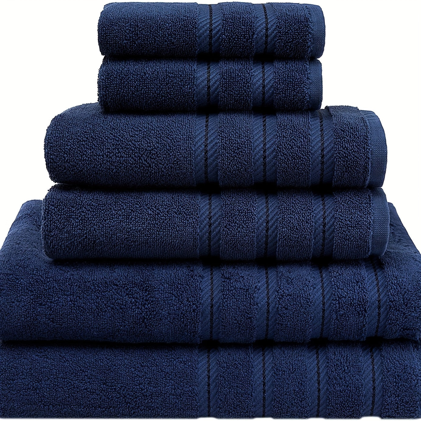 6pcs Purple Towel Set