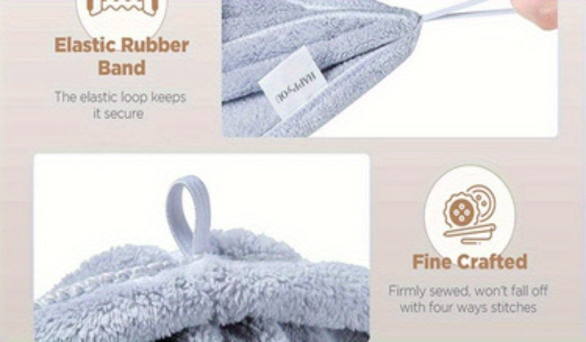 Microfiber Hair Towel Quick Drying Hair Wrap Towel