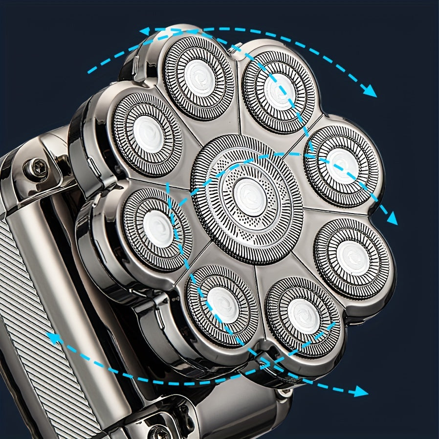 5-in-1 Electric Razor For Men: Detachable Head Shaver