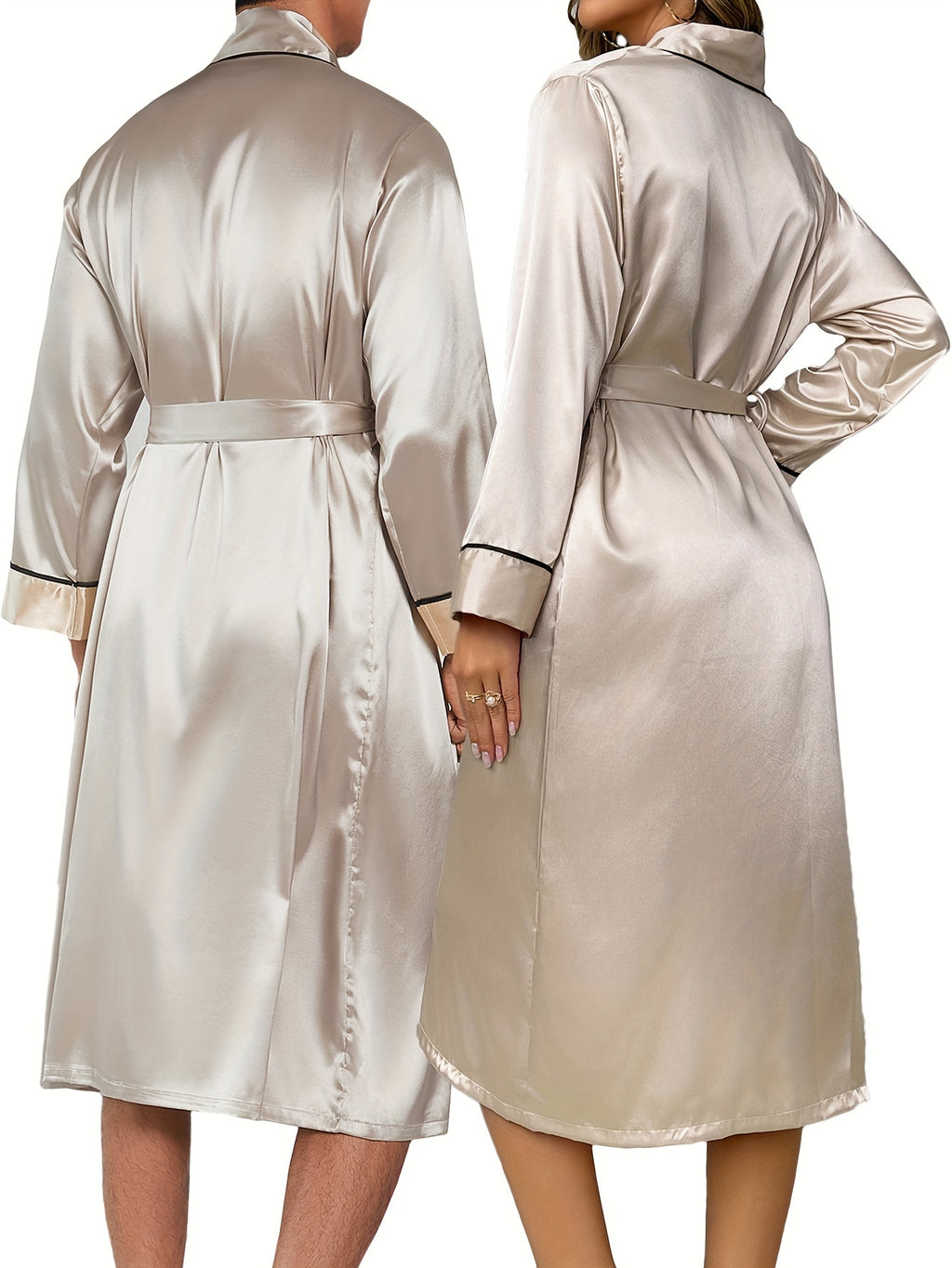 Couple's Matching Satin Robes