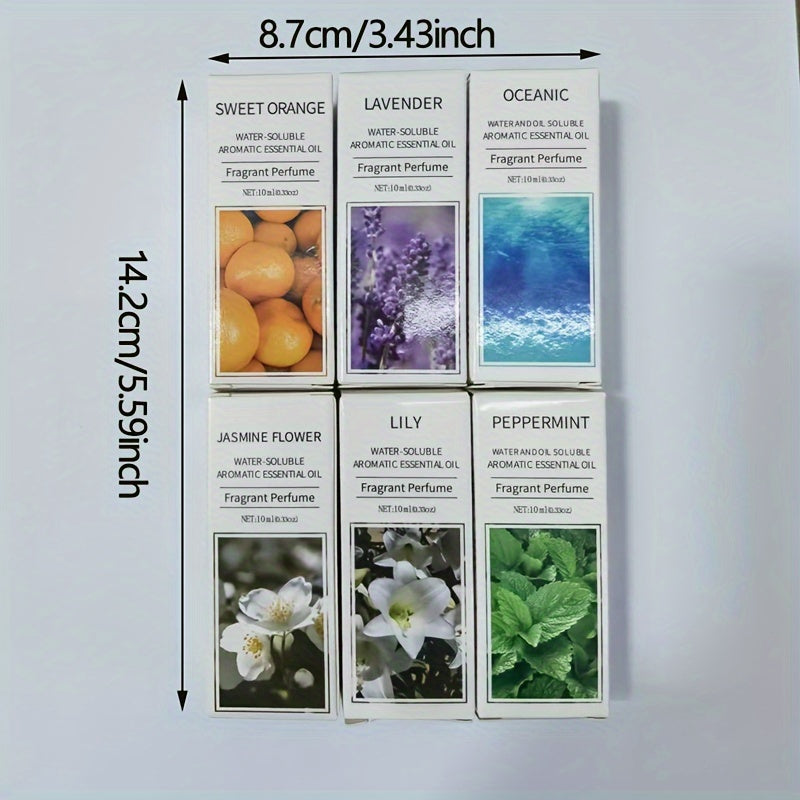 3/6pcs 10ml 100% Pure Essential Oil Set