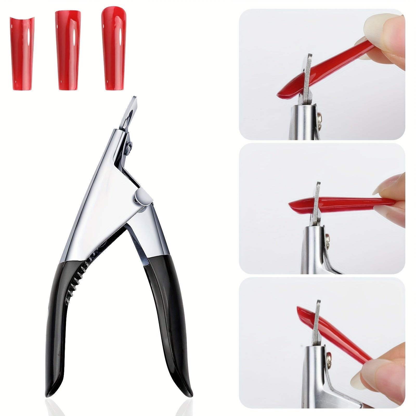 U-shaped Nail Clippers, Sharp Edge Fingernail and Toenail Clipper Cutter
