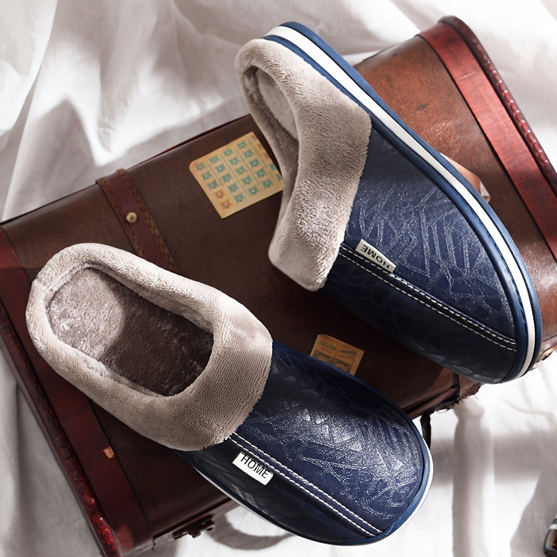 Men's Slippers Home Winter Indoor Warm Shoes