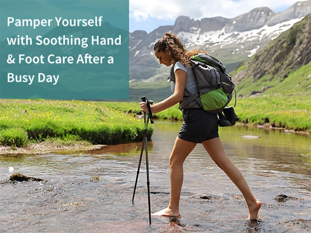 VTS Self Care Kit - Includes Moisturizing Heel Socks, Hand & Foot Oil, Salt Scrubs, Serum, Urea Cream 40 Percent - Hand Care Set, Foot Pedicure Kit