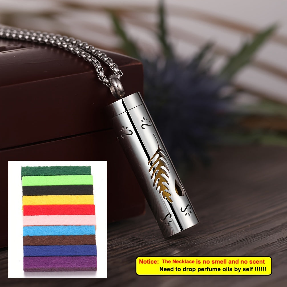 Stainless Steel Aromatherapy Necklace