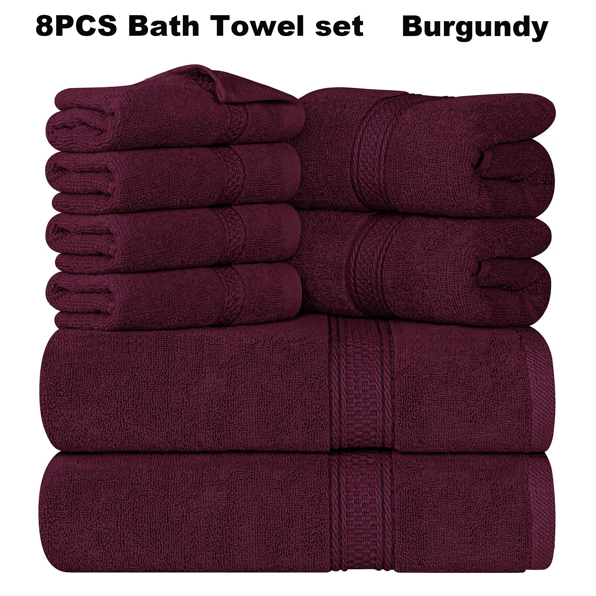 16pcs/8pcs Luxurious Soft Towel Set | 4 Bath Towels, 4 Hand Towels, 8 Washcloths