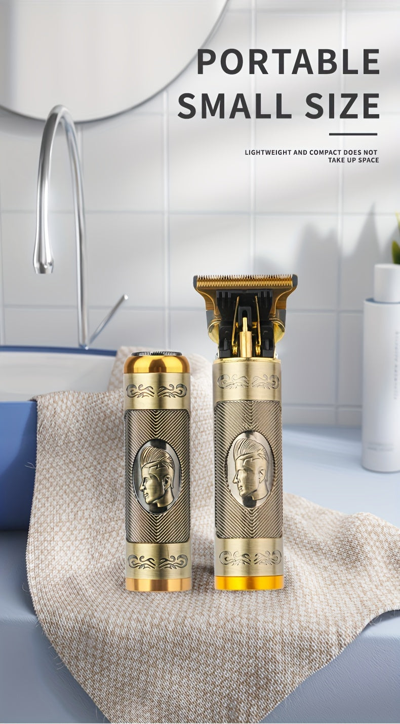 Professional Electric Shaver T-Blade Hair Clipper USB Rechargeable