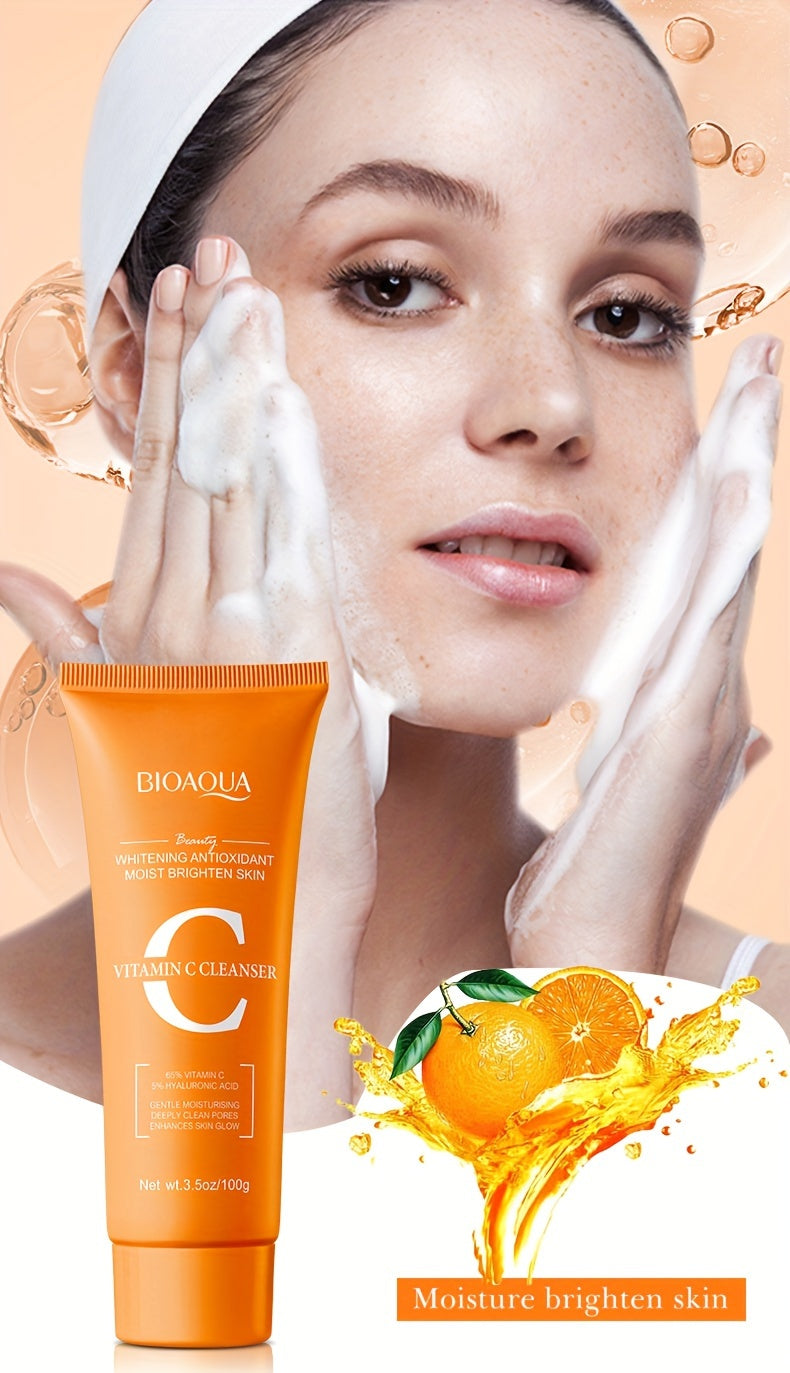 Vitamin C Whitening Facial Cleanser 100G - Deep Cleansing