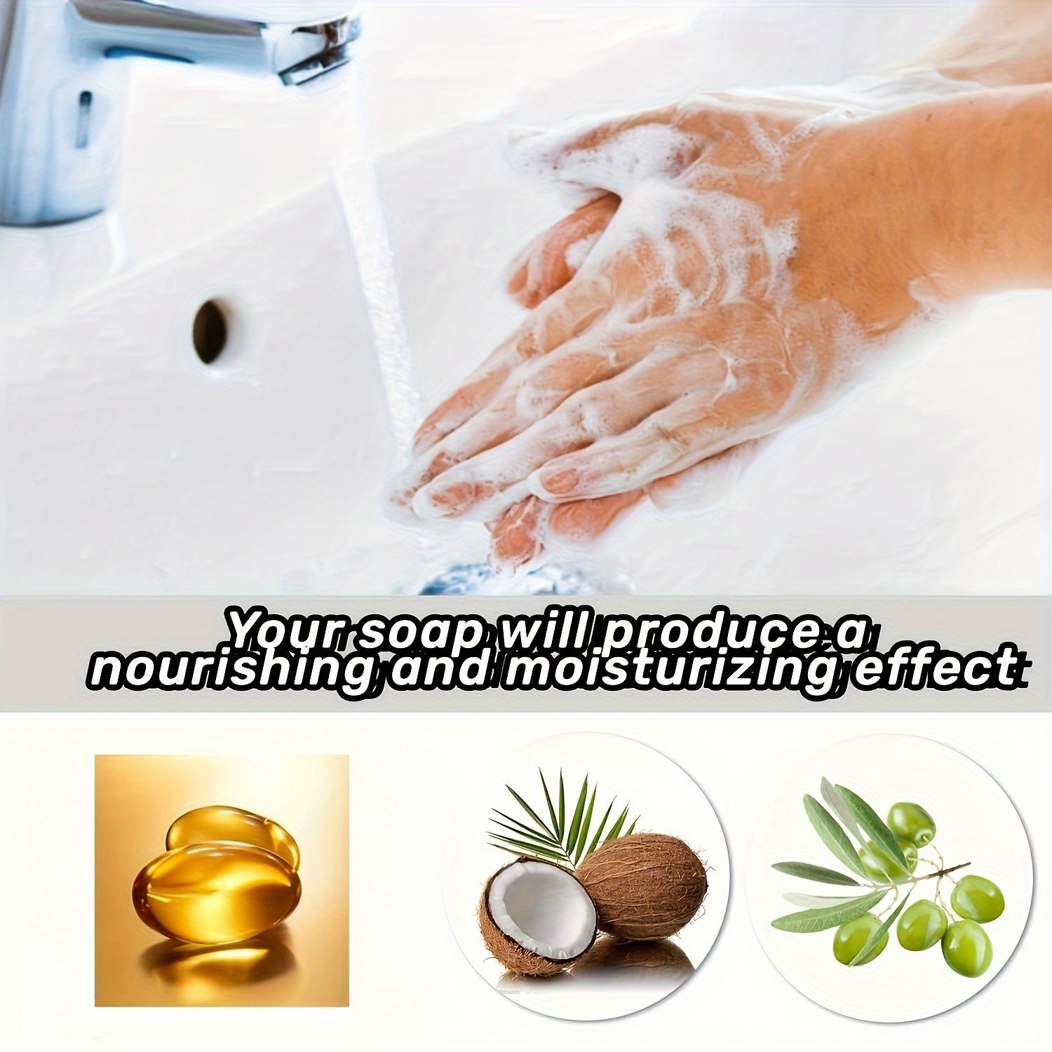 8.82oz Honey Soap Base for DIY Handmade Soaps