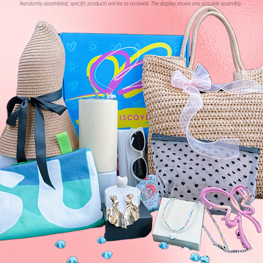 14-Piece Gift Basket for Women: Cozy Blanket, Self-Care Essentials and More
