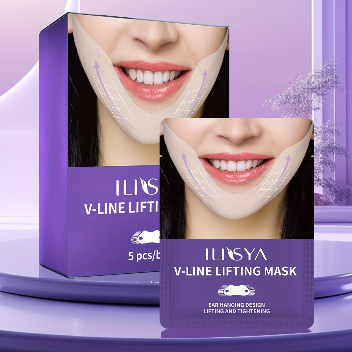 ILISYA 5-Pack V-Line Lifting Mask for Women