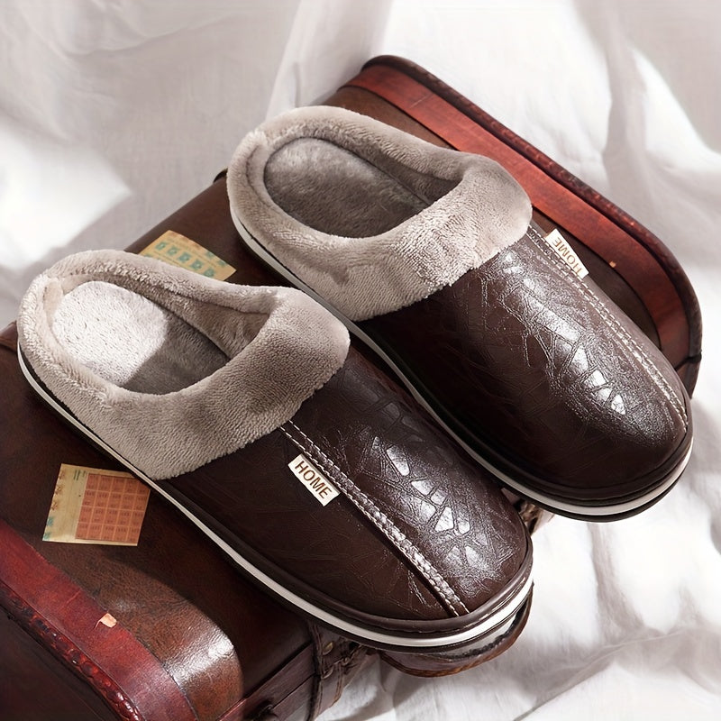 Men's Slippers Home Winter Indoor Warm Shoes