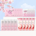 LAIKOU Japanese Sakura Skin Care Set - Unisex Adult 20-Piece Travel Kit with Sleeping Mask