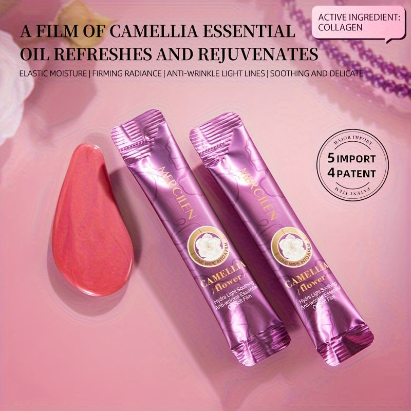 Camellia Collagen Facial Mask Hydrating, Firming, and Anti-Wrinkle