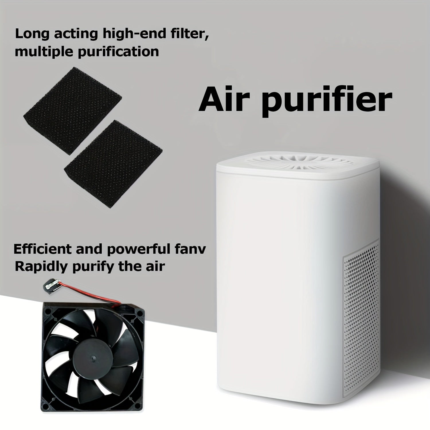New Air Purifier Home Office Desktop Mini Air Anion Purifier
