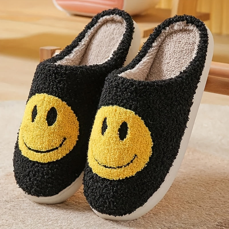 Girls Adorable Smiling Face Cartoon Slippers