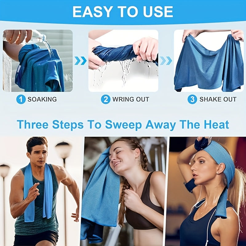 4pcs Cooling Towels (35.4 * 11.8 Inches)