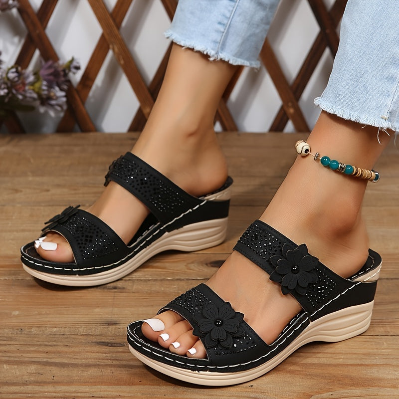 Slip-On Platform Slippers for Women