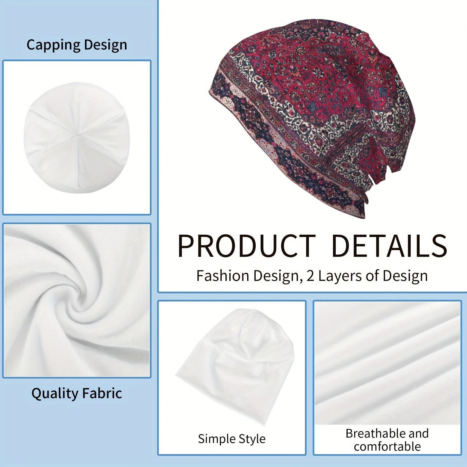 Men's Fashion Thin Hat with Bohemian Style