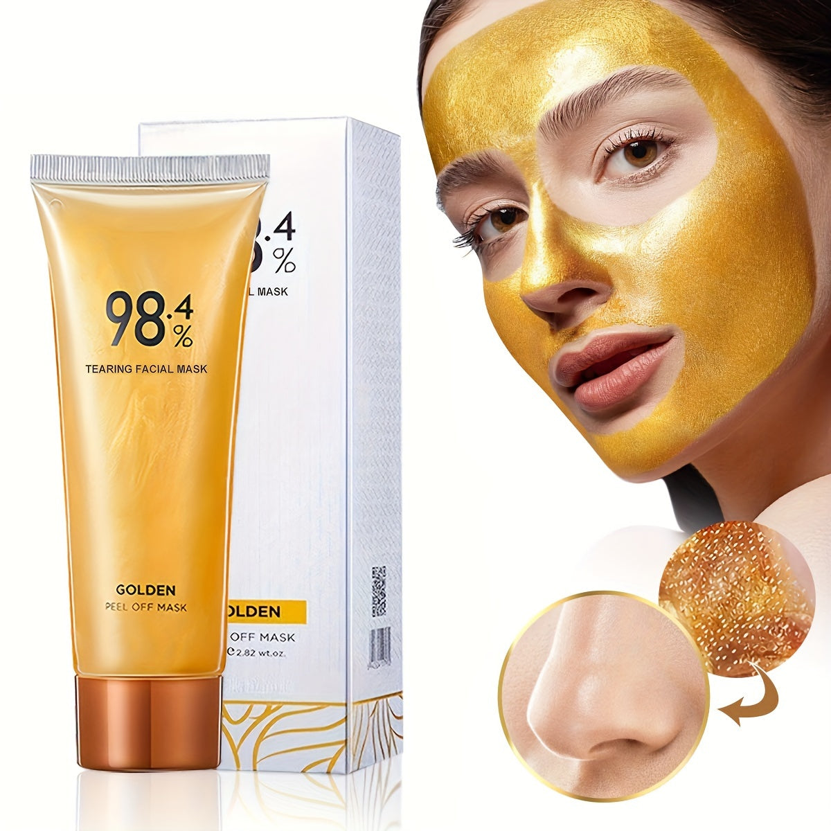 1pc/2pcs, Tearing Facial Mask, 2.82oz Each