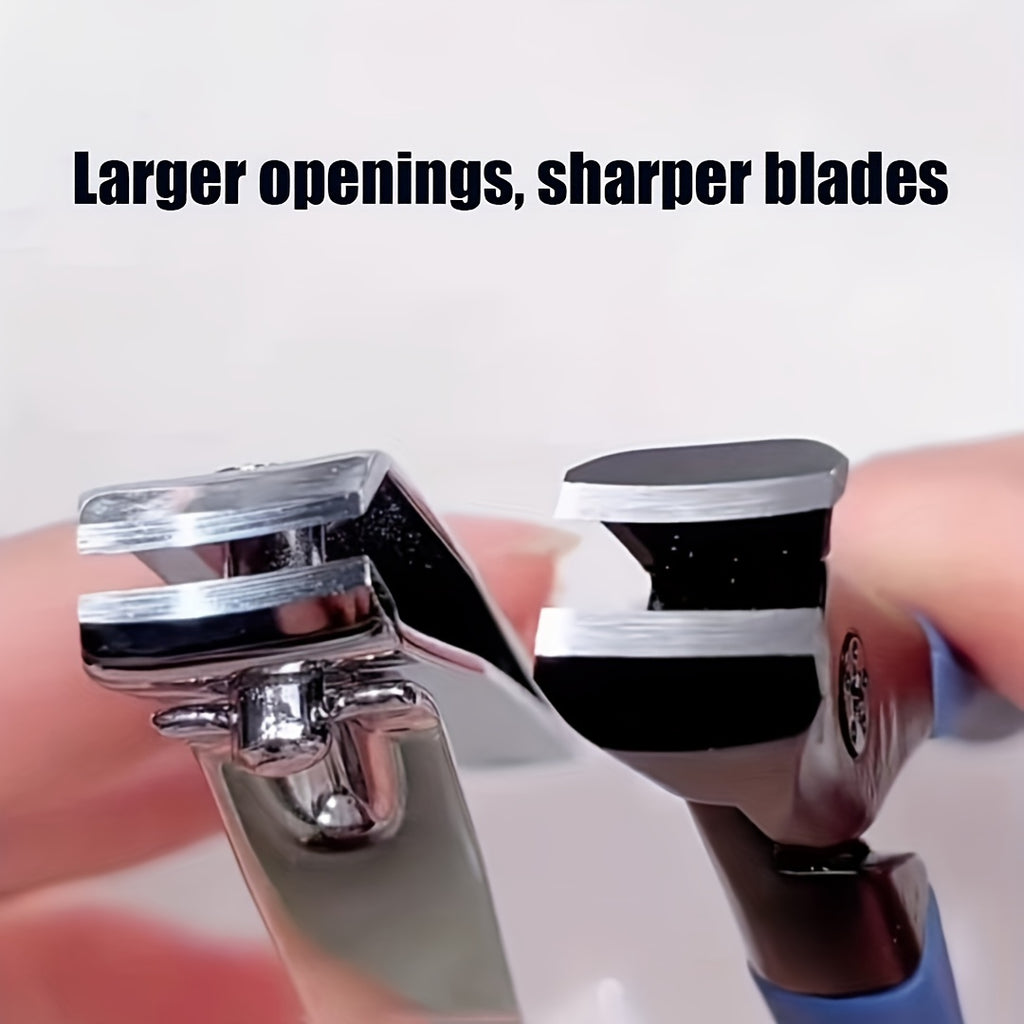 Professional Stainless Steel Nail Clippers with Anti-Splash Cover