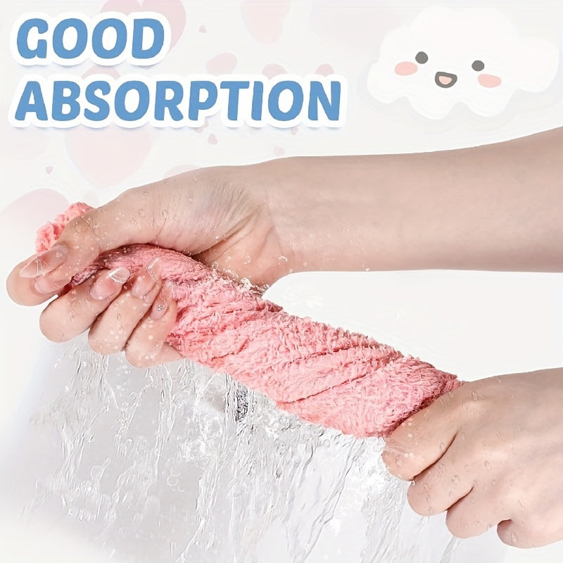 20pcs Soft & Absorbent Solid Color Washcloths