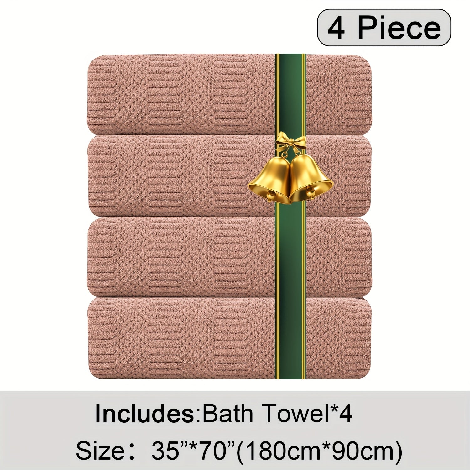Oversized Bath Towels Set Microfiber