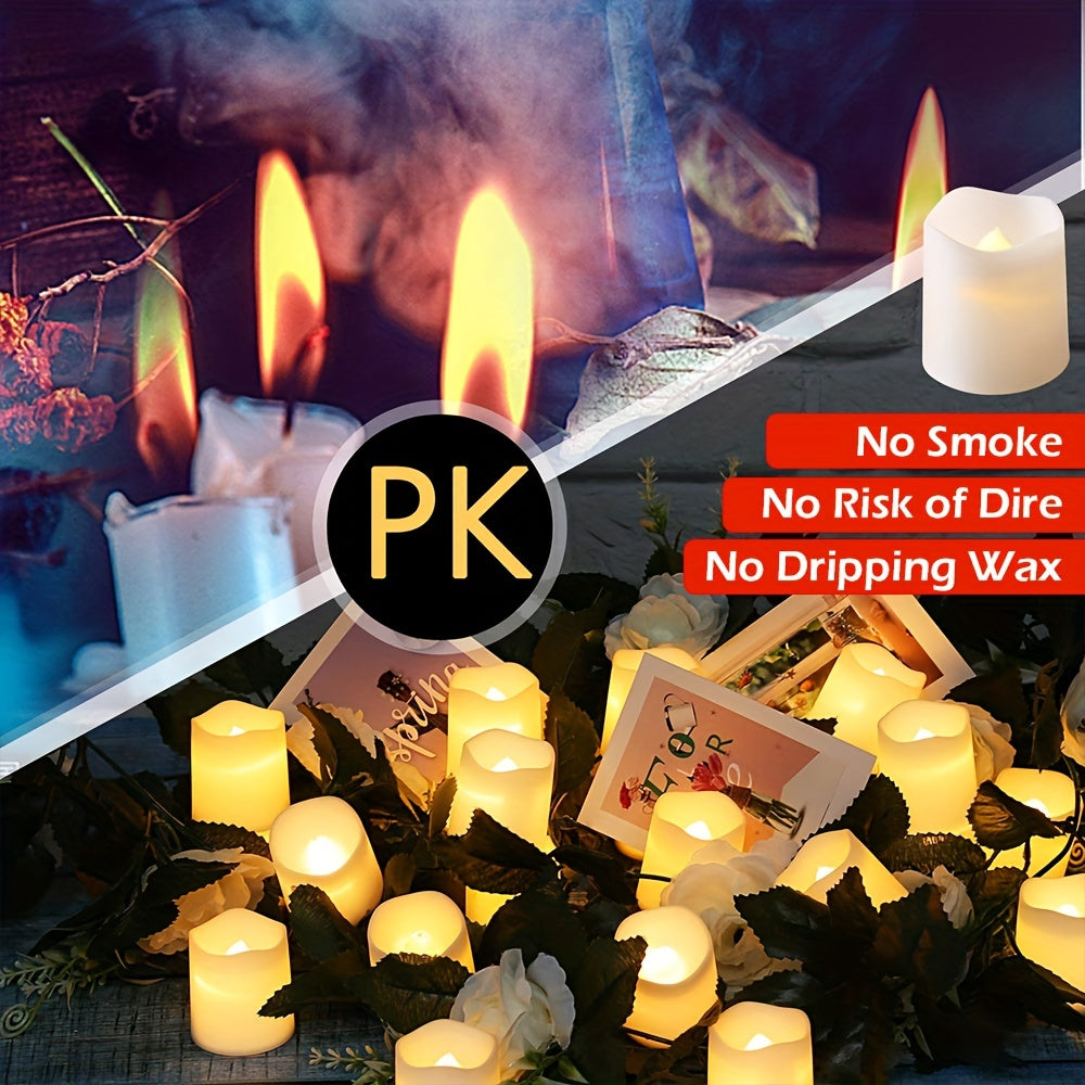 2/4/6pcs LED Lights Electronic Candles, 1.5-inch Night Light