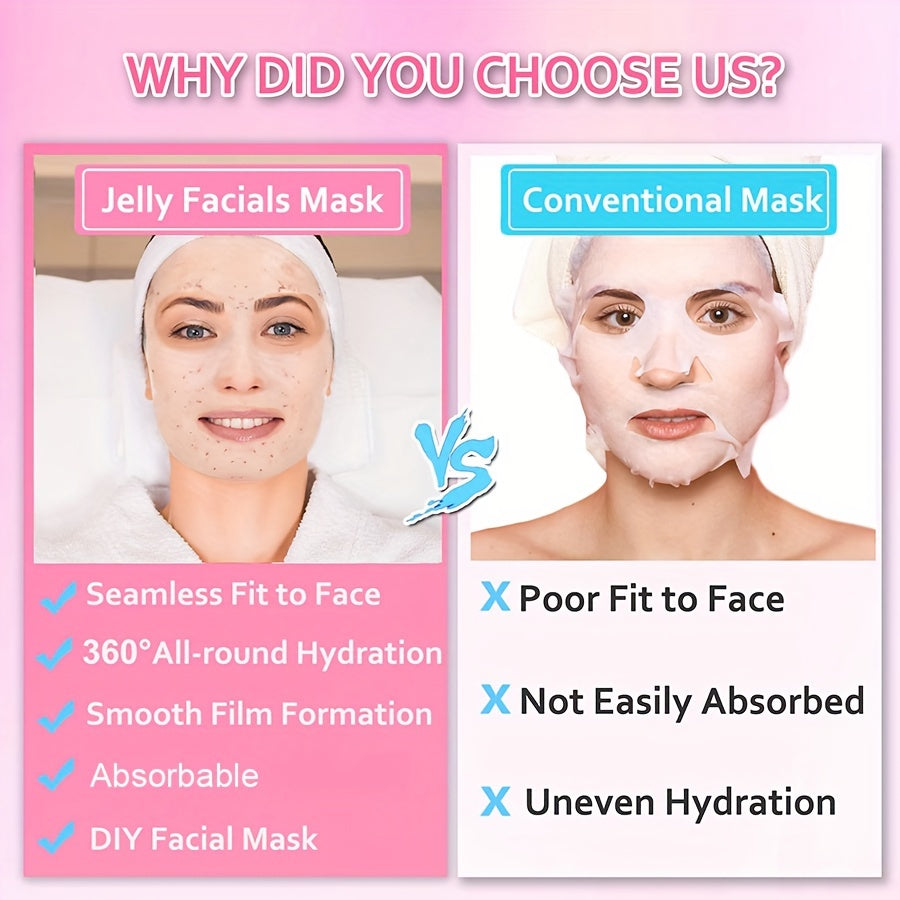 Rose Petal Jelly Facial Mask Powder