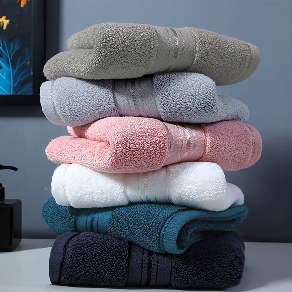 Set of 6 Bath Towels, Made from Pure Cotton