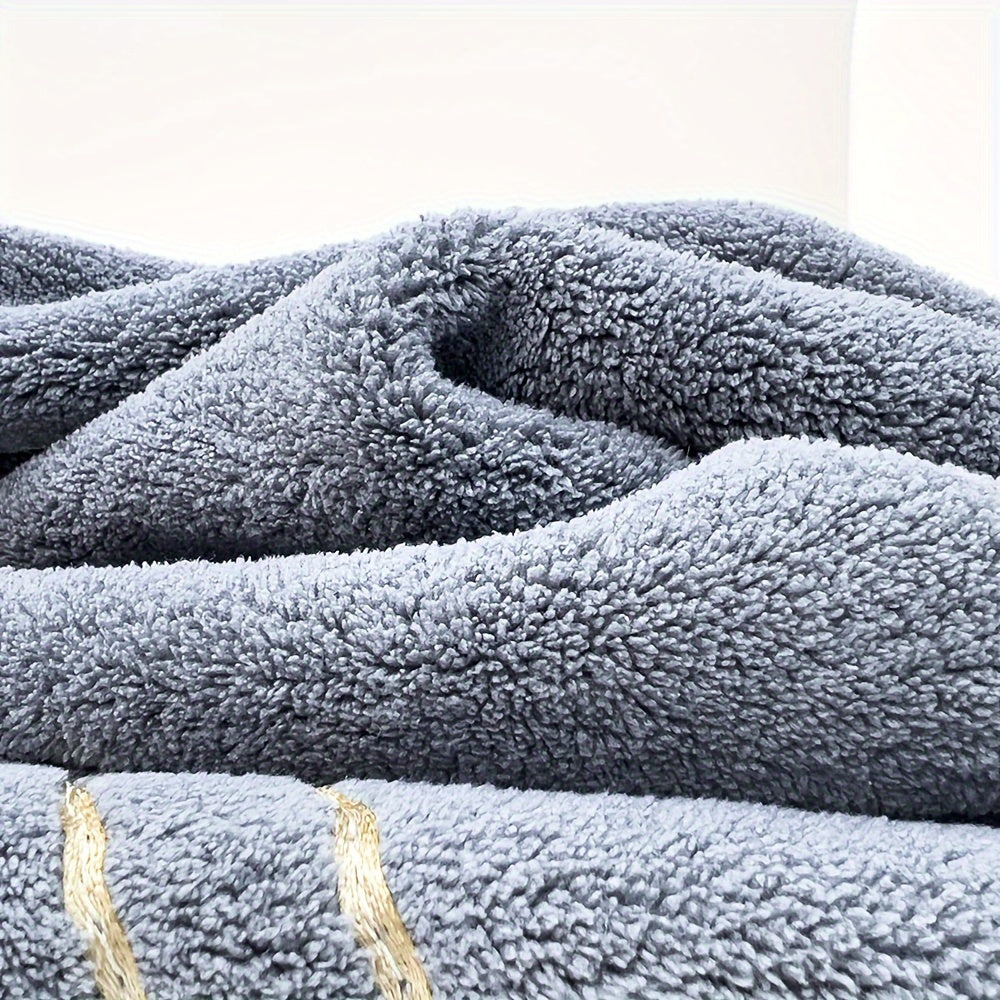 3pcs Super Absorbent Quick-drying Microfiber Bath Towels