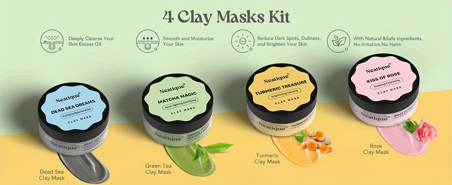 Neatique Face Masks Skincare Set unisex