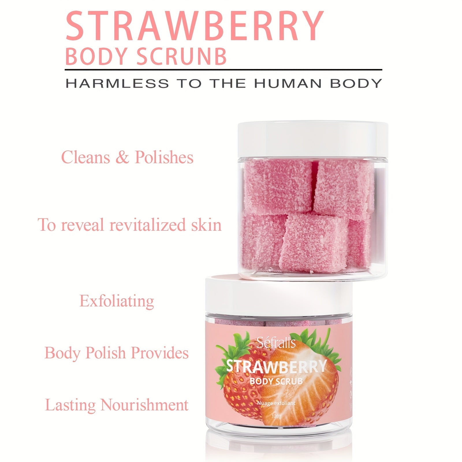 Séfralls Strawberry Body Scrub 150g